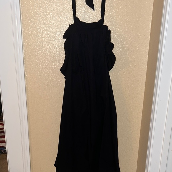 Free People Black Backless Dress - Picture 1 of 4